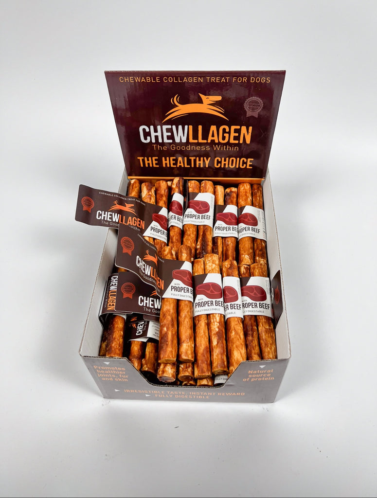 Chewllagen Beef Medium Roll 2PK