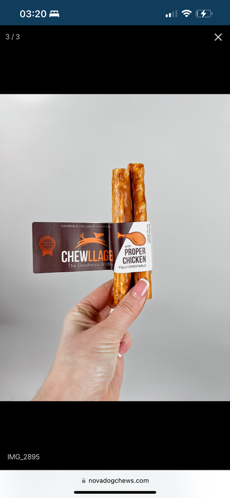 Chewllagen Chicken Medium Roll 2PK