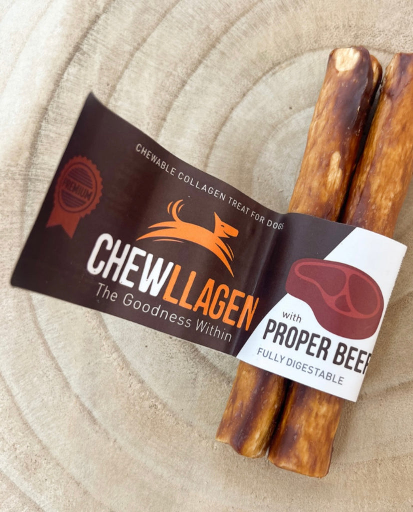 Chewllagen Beef Medium Roll 2PK