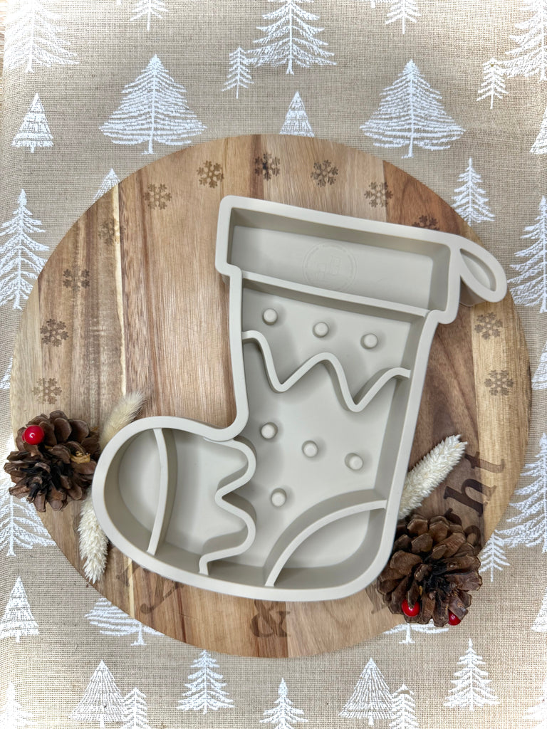 Premium Santa Paws Stocking Slow Feeder Cream