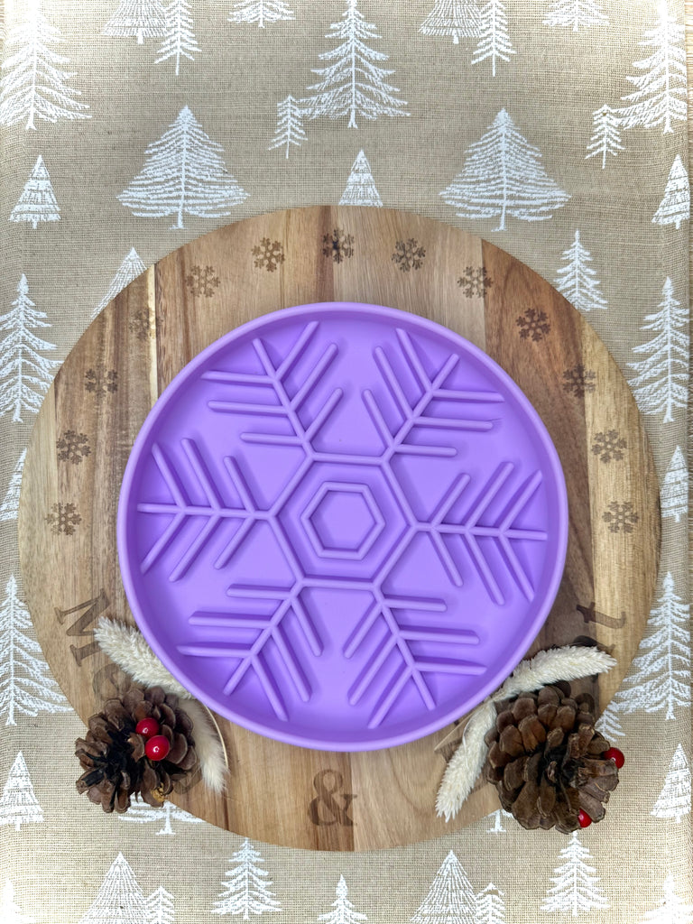 Premium Snowflake Slow Feeder Purple