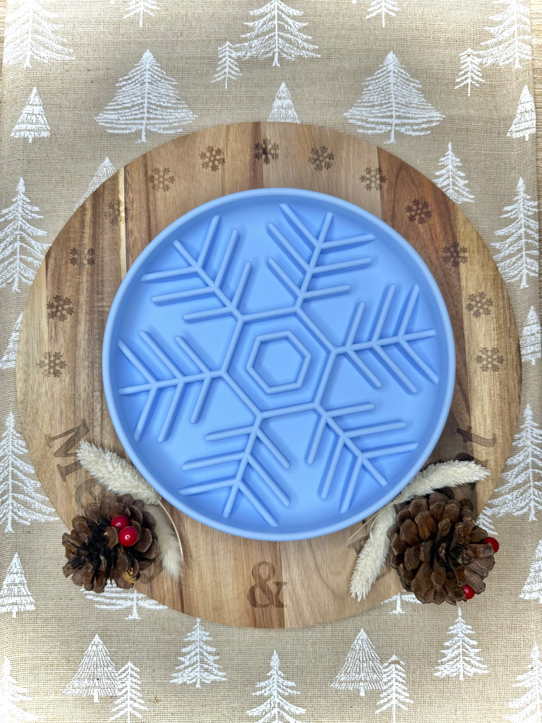 Premium Snowflake Slow Feeder Sky Blue
