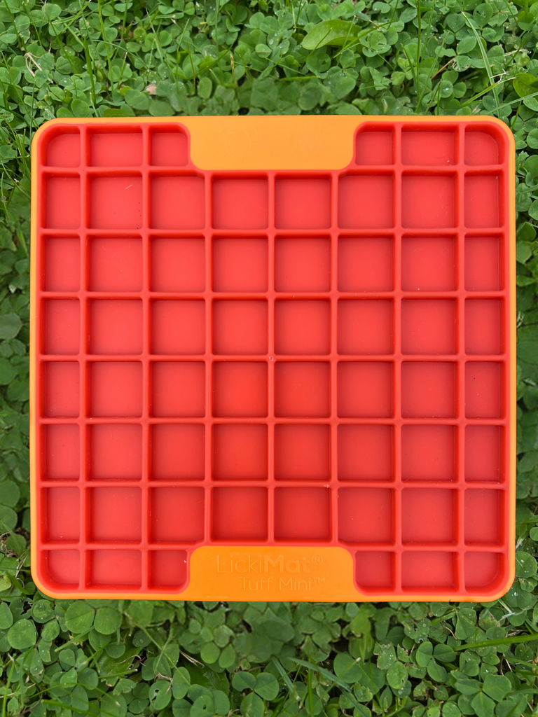 LickiMat® Mini Playdate Tuff Orange