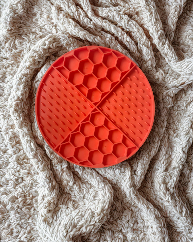 Hexagon Enrichment Mat Orange