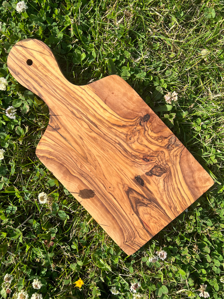 Premium Olive Wood Breakfast Board