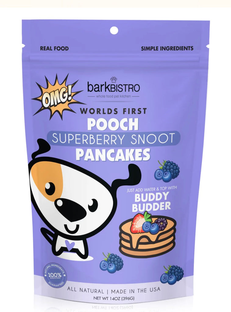 SUPERBERRY SNOOT POOCH PANCAKES