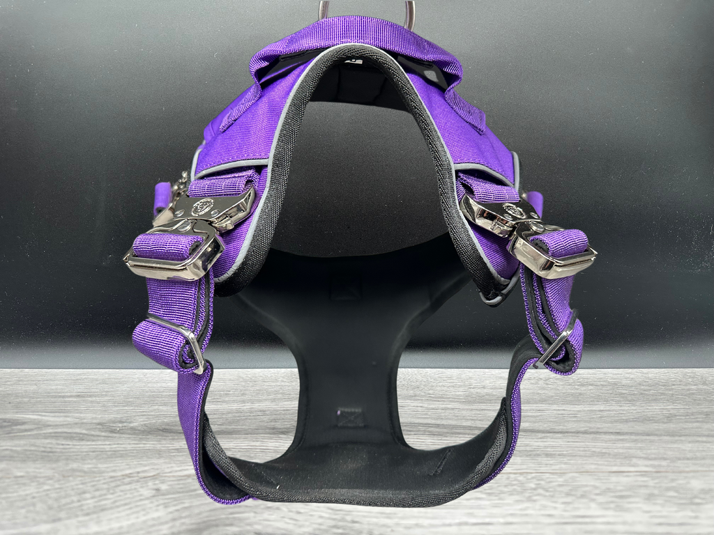 The Ultimate BTactical Harness - Purple | Durable Tracker Dog Harness