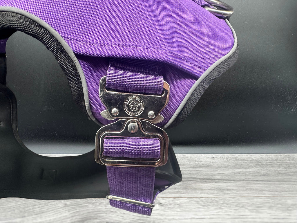 The Ultimate BTactical Harness - Purple | Durable Tracker Dog Harness