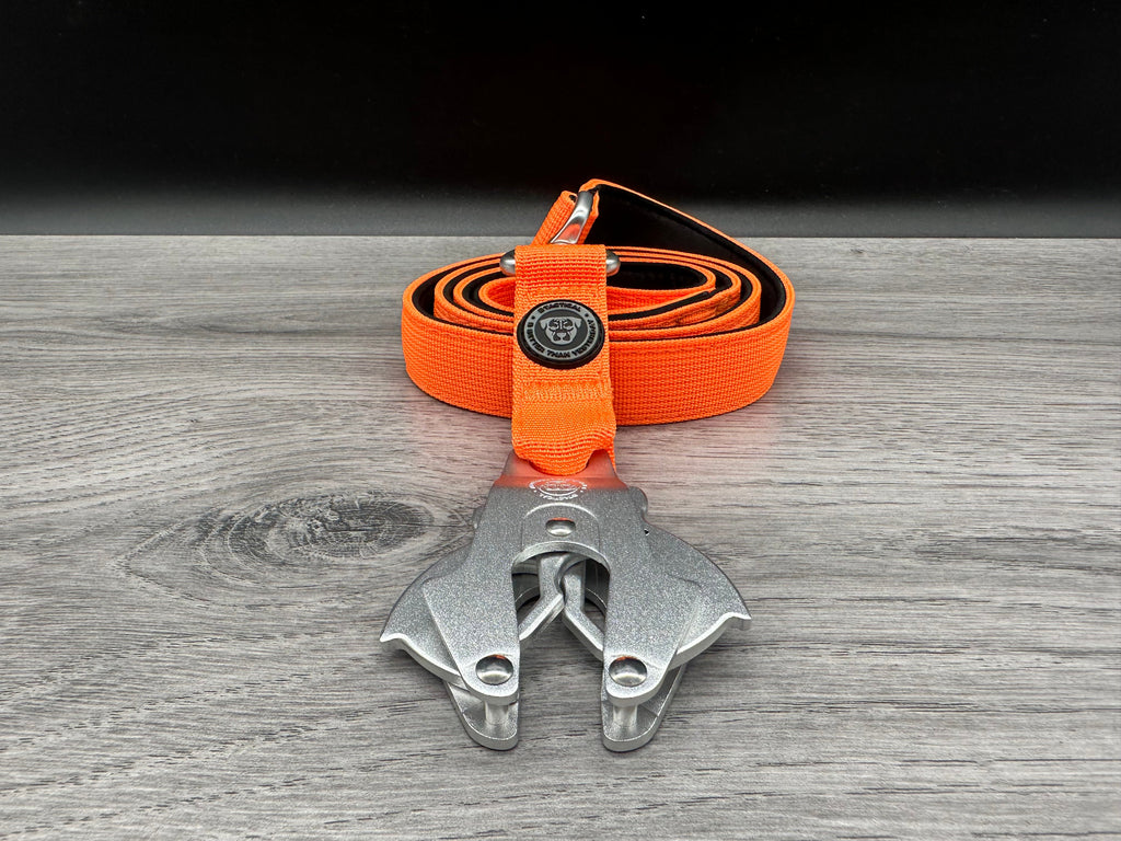 BTactical Lead - Orange | 120cm Extra Strong, Durable Frog Clip Dog Lead