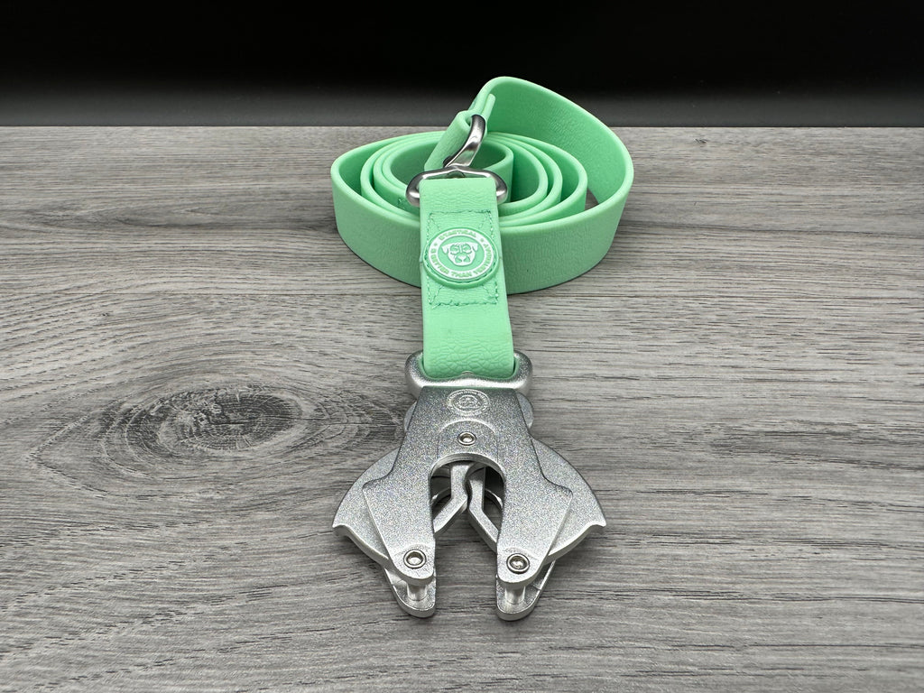 LIMITED EDITION Pastel BTactical Lead - Green | 1.2m PVC Extra Strong, Durable Frog Clip Dog Lead