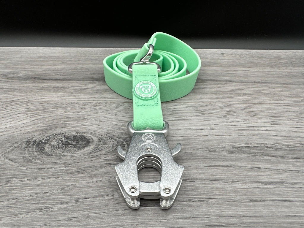 LIMITED EDITION Pastel BTactical Lead - Green | 1.2m PVC Extra Strong, Durable Frog Clip Dog Lead