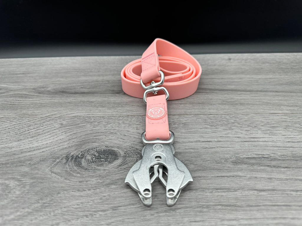 LIMITED EDITION Pastel BTactical Lead - Pink | 1.2m PVC Extra Strong, Durable Frog Clip Dog Lead