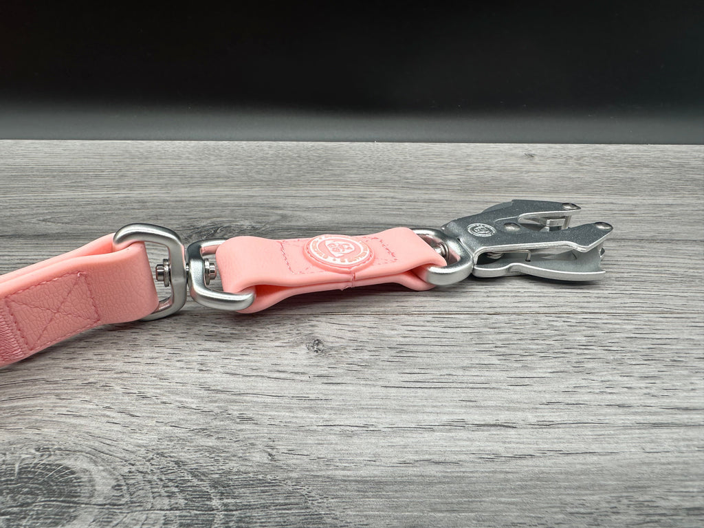 LIMITED EDITION Pastel BTactical Lead - Pink | 1.2m PVC Extra Strong, Durable Frog Clip Dog Lead