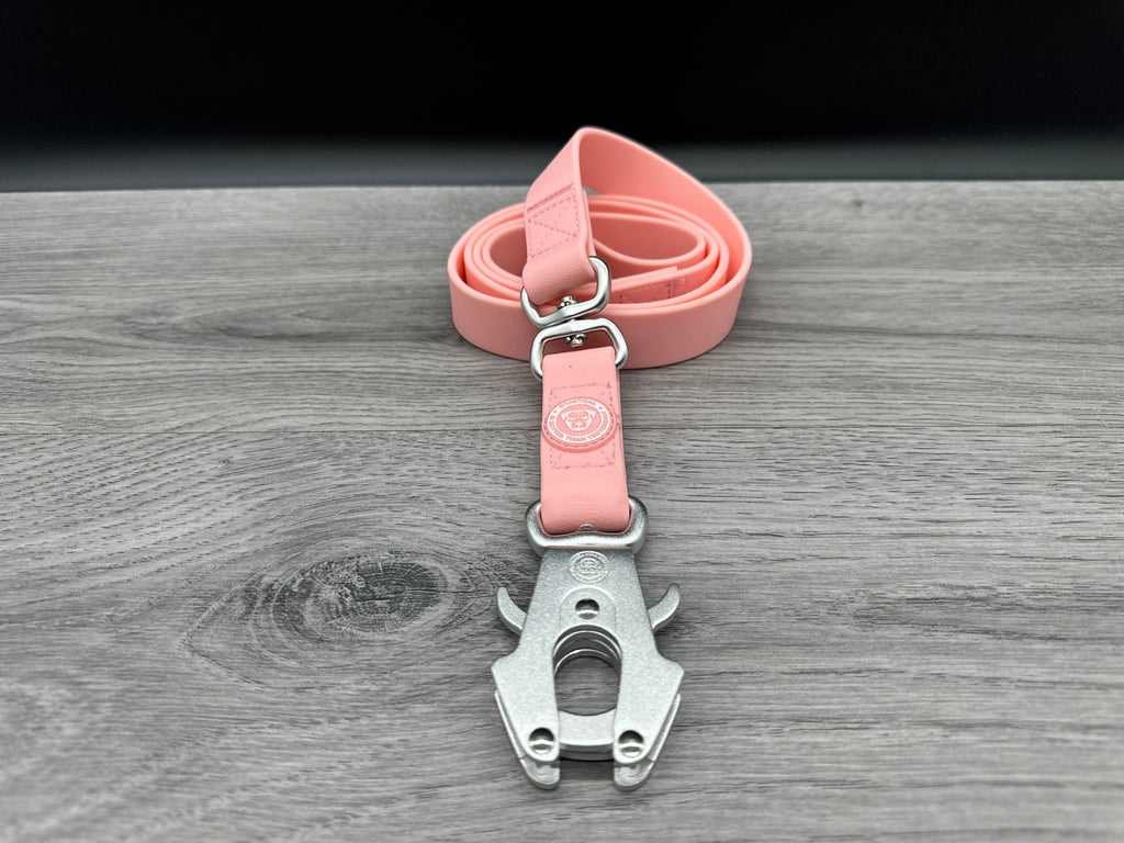 LIMITED EDITION Pastel BTactical Lead - Pink | 1.2m PVC Extra Strong, Durable Frog Clip Dog Lead