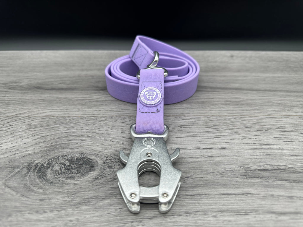 LIMITED EDITION Pastel BTactical Lead - Purple | 1.2m PVC Extra Strong, Durable Frog Clip Dog Lead