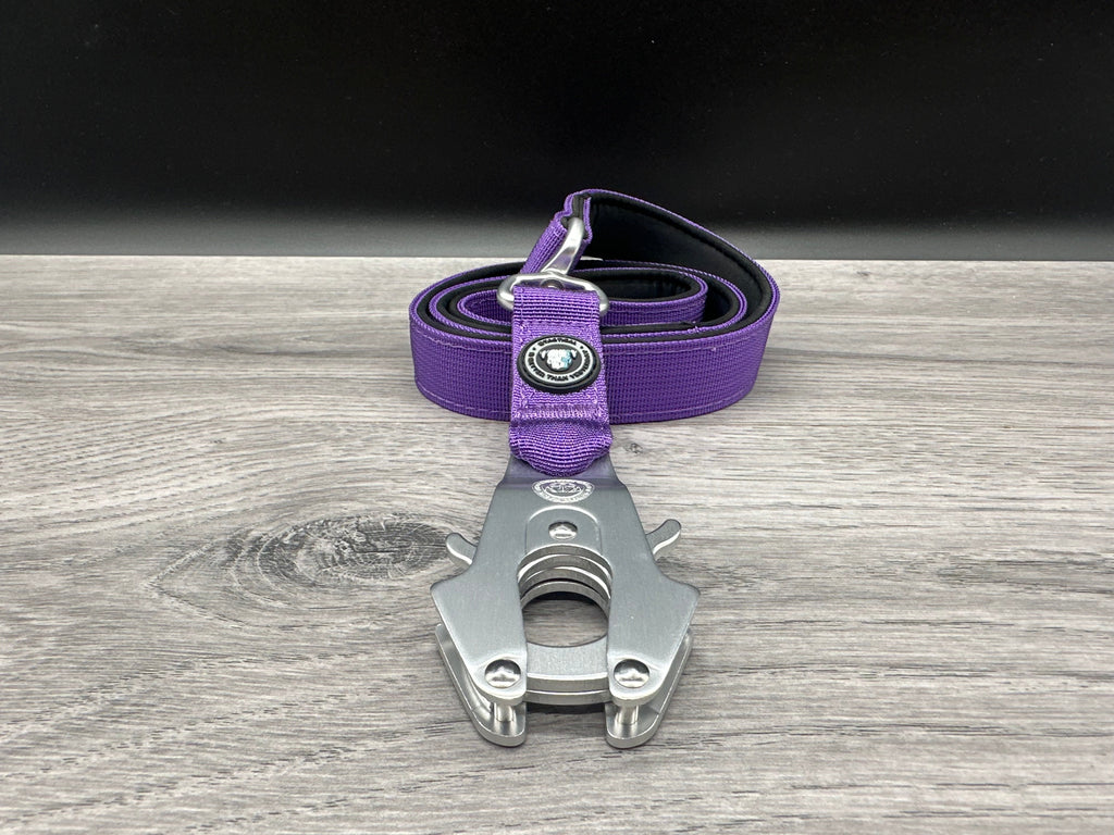 BTactical Lead - Purple | 90cm Extra Strong, Durable Frog Clip Dog Lead