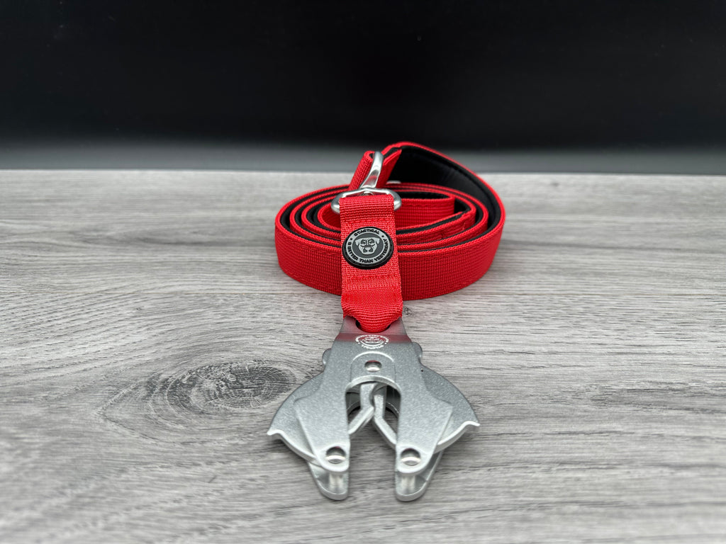 BTactical Lead - Red | 120cm Extra Strong, Durable Frog Clip Dog Lead