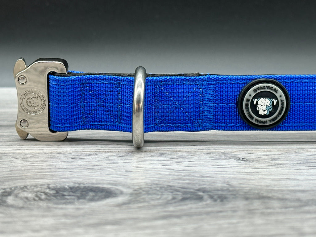 2.5cm BTactical Collar - Blue | Durable Dog Collar