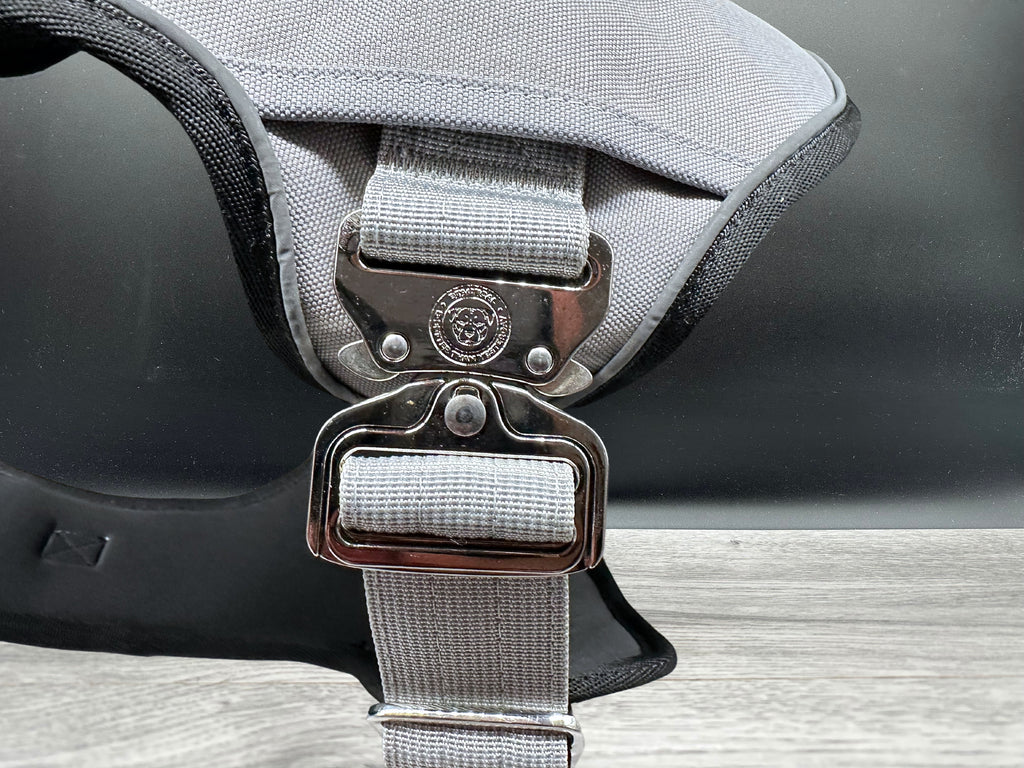 The Ultimate BTactical Harness - Grey | Durable Tracker Dog Harness