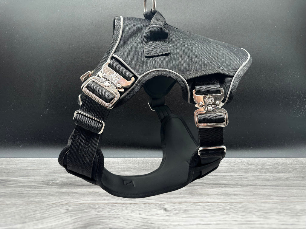 The Ultimate BTactical Harness - Black | Durable Tracker Dog Harness