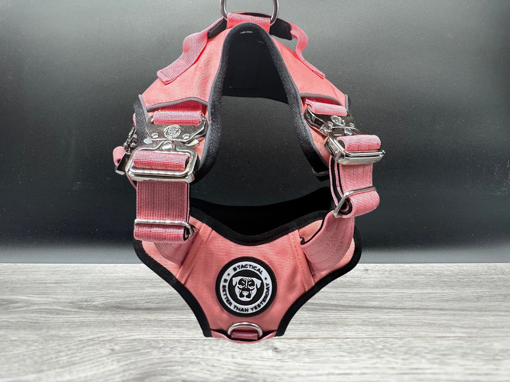 The Ultimate BTactical Harness - Pink | Durable Tracker Dog Harness