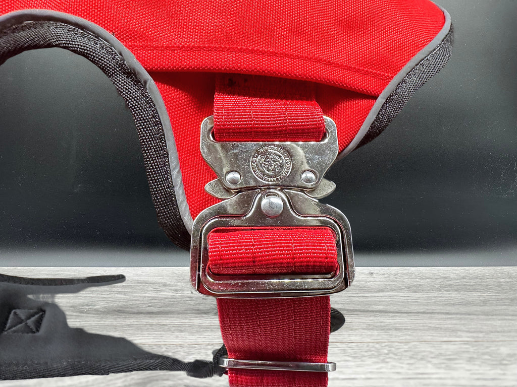 The Ultimate BTactical Harness - Red | Durable Tracker Dog Harness