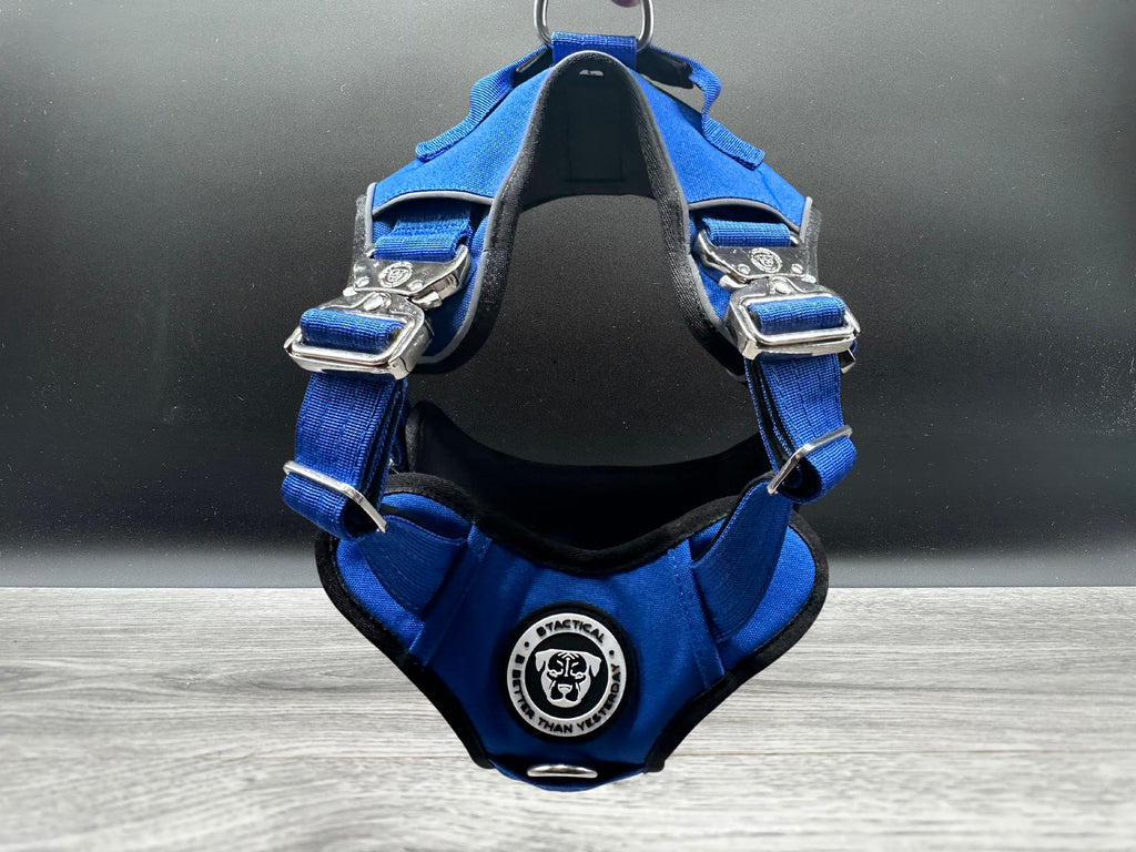 The Ultimate BTactical Harness - Blue | Durable Tracker Dog Harness