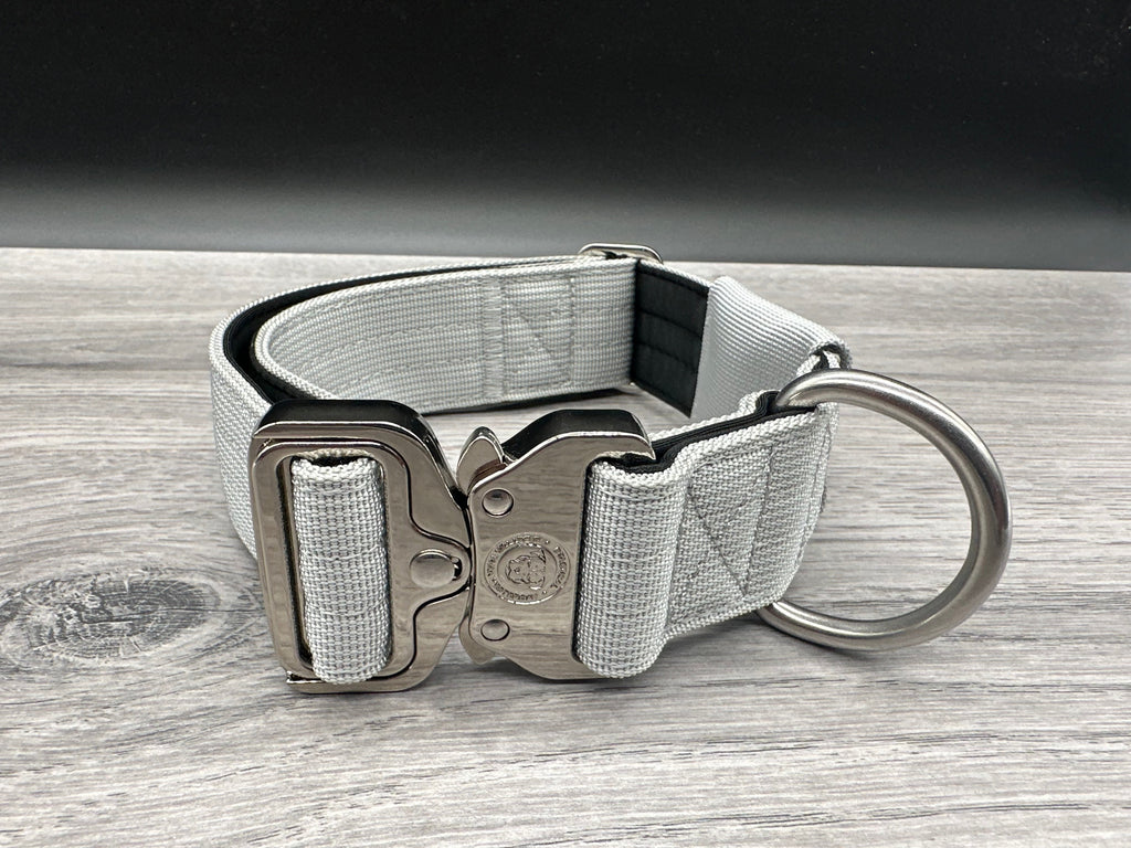 4cm BTactical Tracker Collar - Grey | Durable Tracker Dog Collar