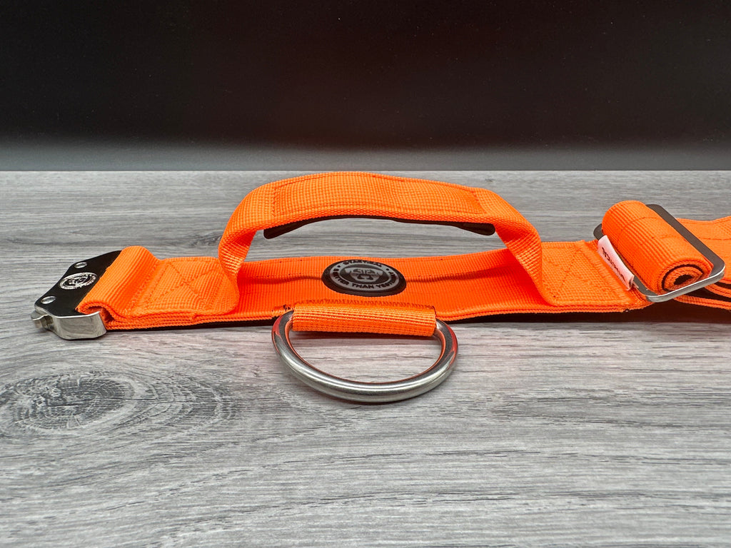 5cm BTactical Collar - Orange | Durable Dog Collar With Handle