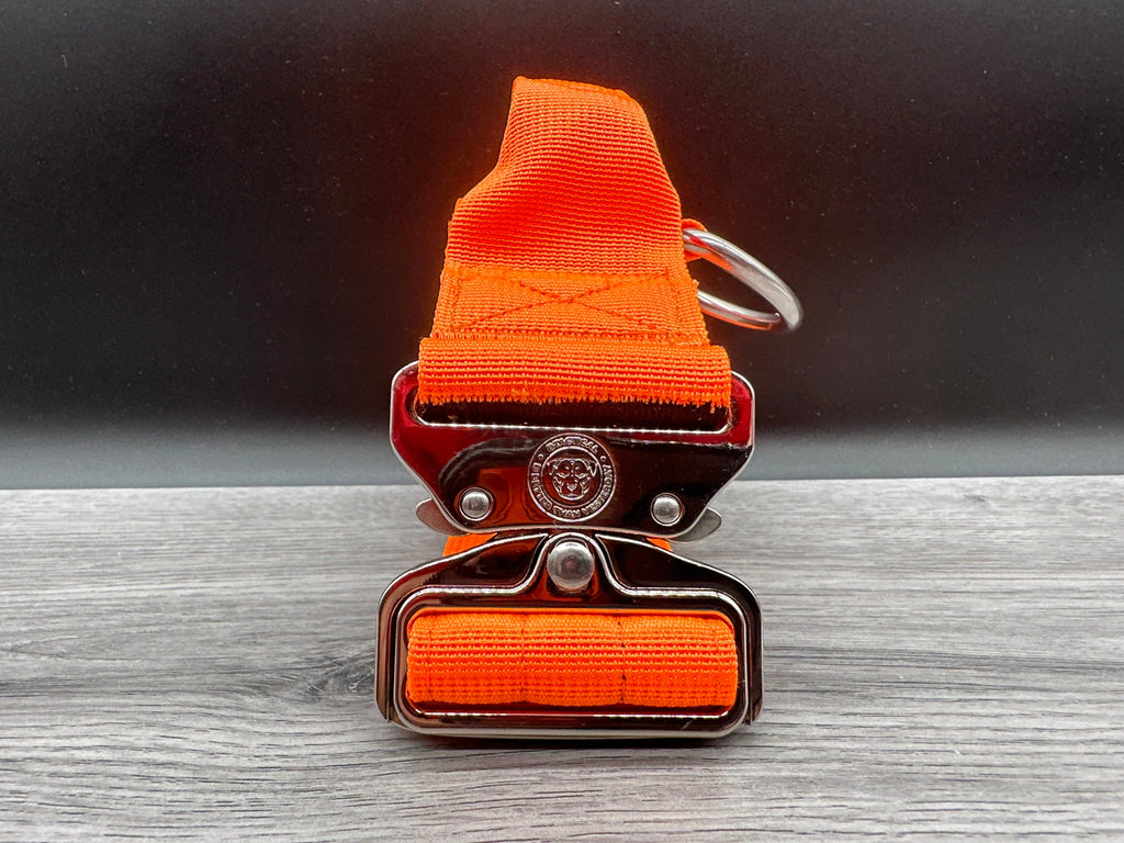 5cm BTactical Collar - Orange | Durable Dog Collar With Handle