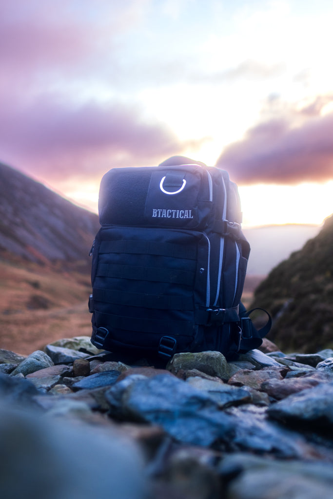 Bully Backpack Rocks The 35L BTactical Backpack - Black Smoke | 35L Dog Hiking Backpack ...